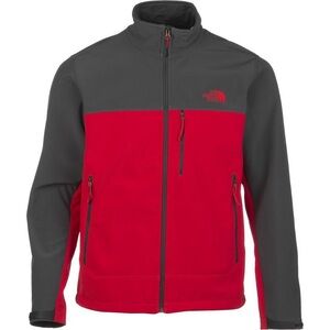 The North Face Men’s Medium Red and Gray Full-Zip Jacket